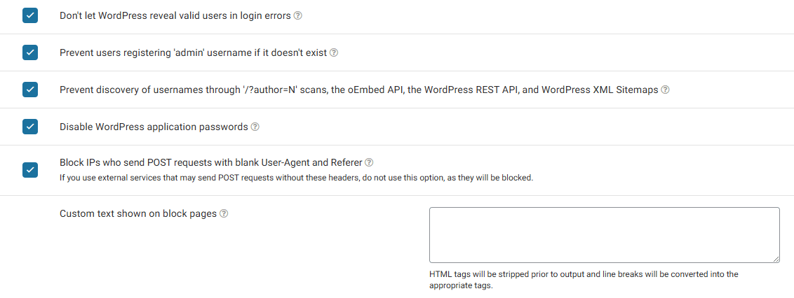 bloquer referal blank post