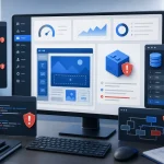 tableau de bord WordPress avec alerte Avada Builder fichiers et base de données