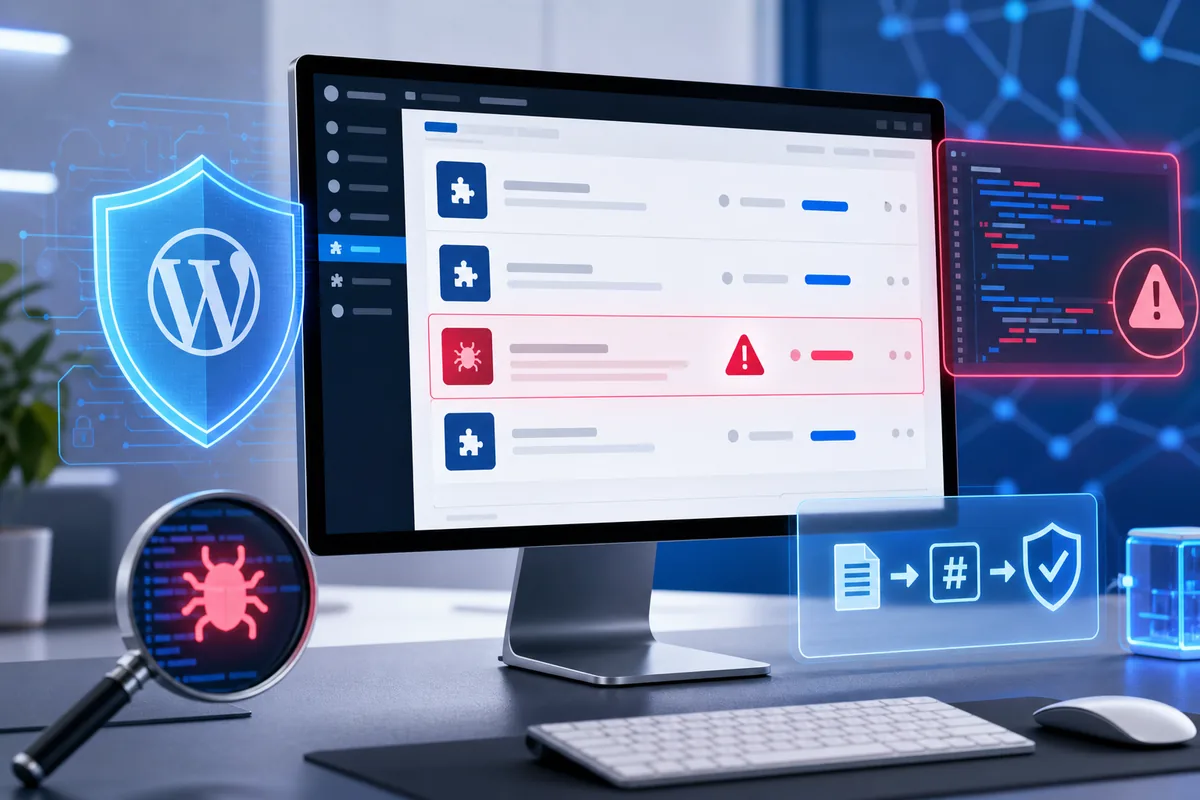 audit sécurité WordPress avec plugin compromis et checksum WP CLI