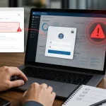 page de connexion ManageWP imitée par une annonce Google Ads de phishing WordPress