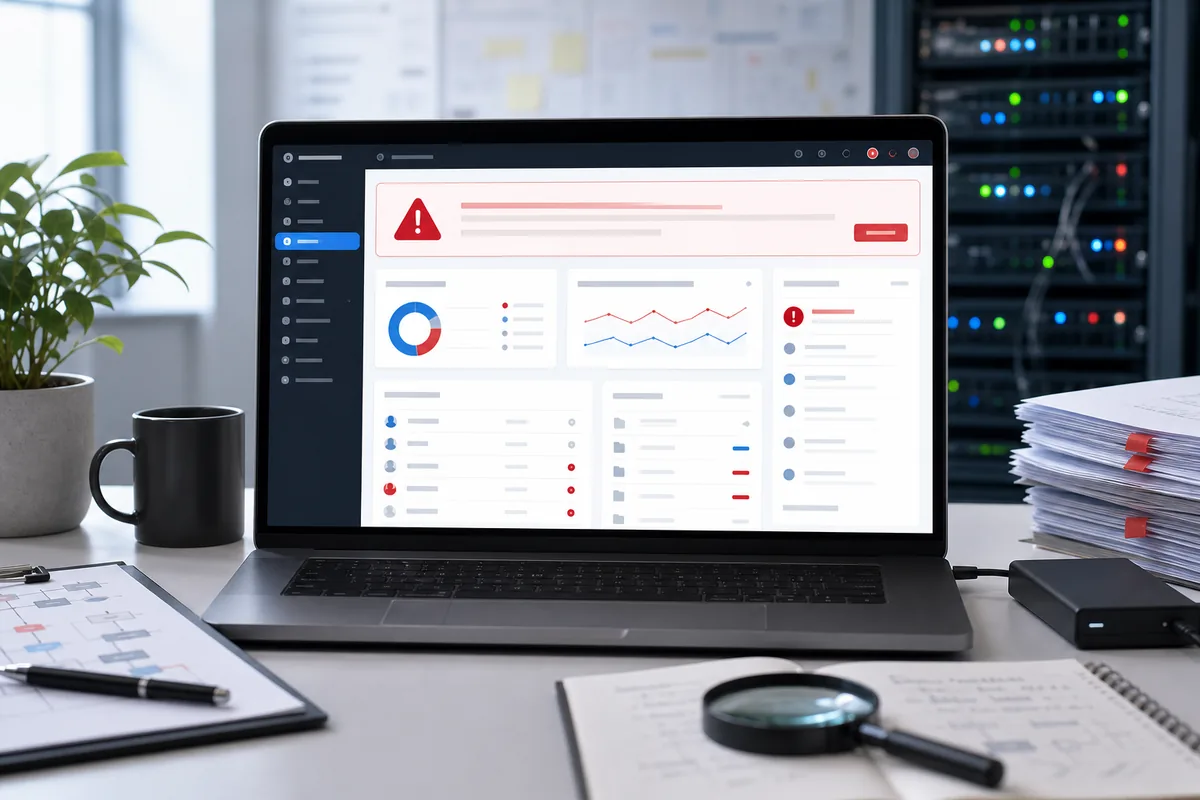 tableau de bord WordPress avec alerte Smart Slider 3 Pro et audit de securite