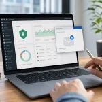 ordinateur WordPress avec alerte Kirki et contrôle de récupération de mot de passe